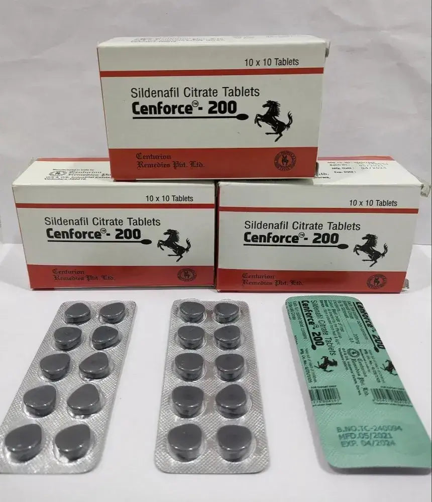 CENFORCE 200 – (SILDENAFIL CITRATE) – 10 ТАБЛ. Х 200 МГ.