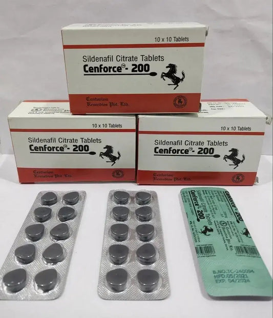 CENFORCE 200 – (SILDENAFIL CITRATE) – 10 ТАБЛ. Х 200 МГ.