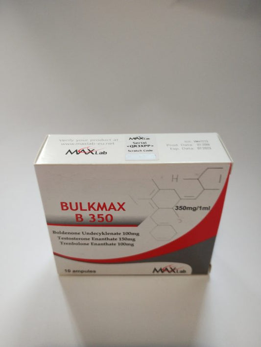 MaxLab BulkMax – Болденон/Тестостерон/Тренболон 350мг/мл x 10амп